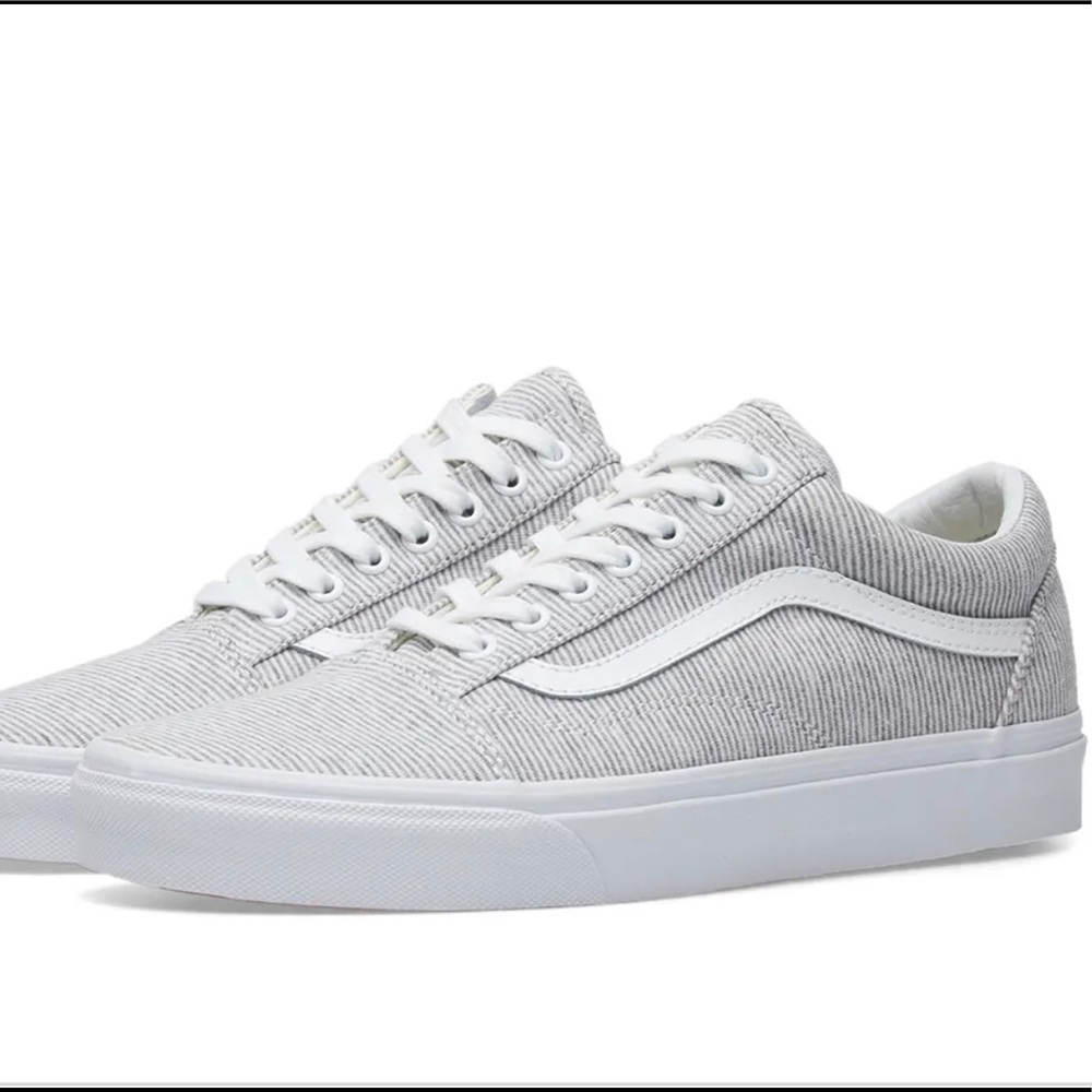 RARE Vans Old Skool Jersey Gray/TrueWhite (unisex)